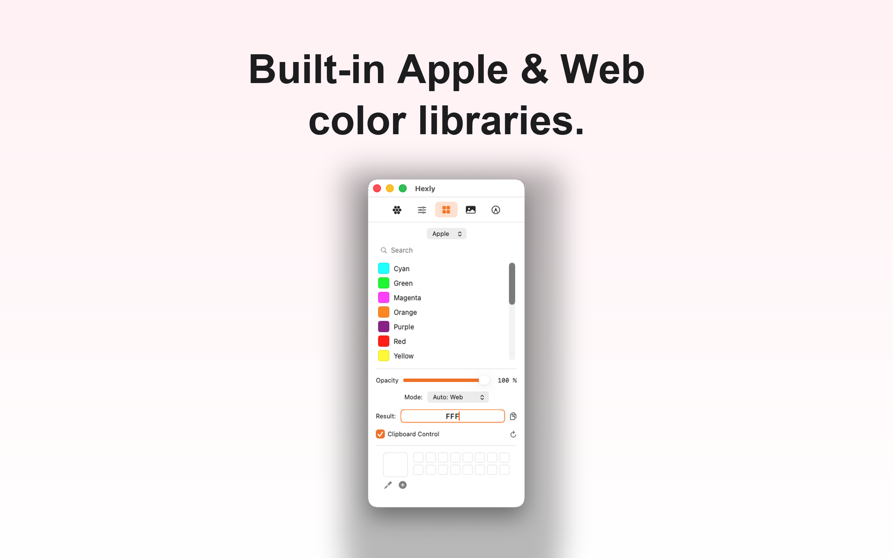 Hexly Color — color libraries