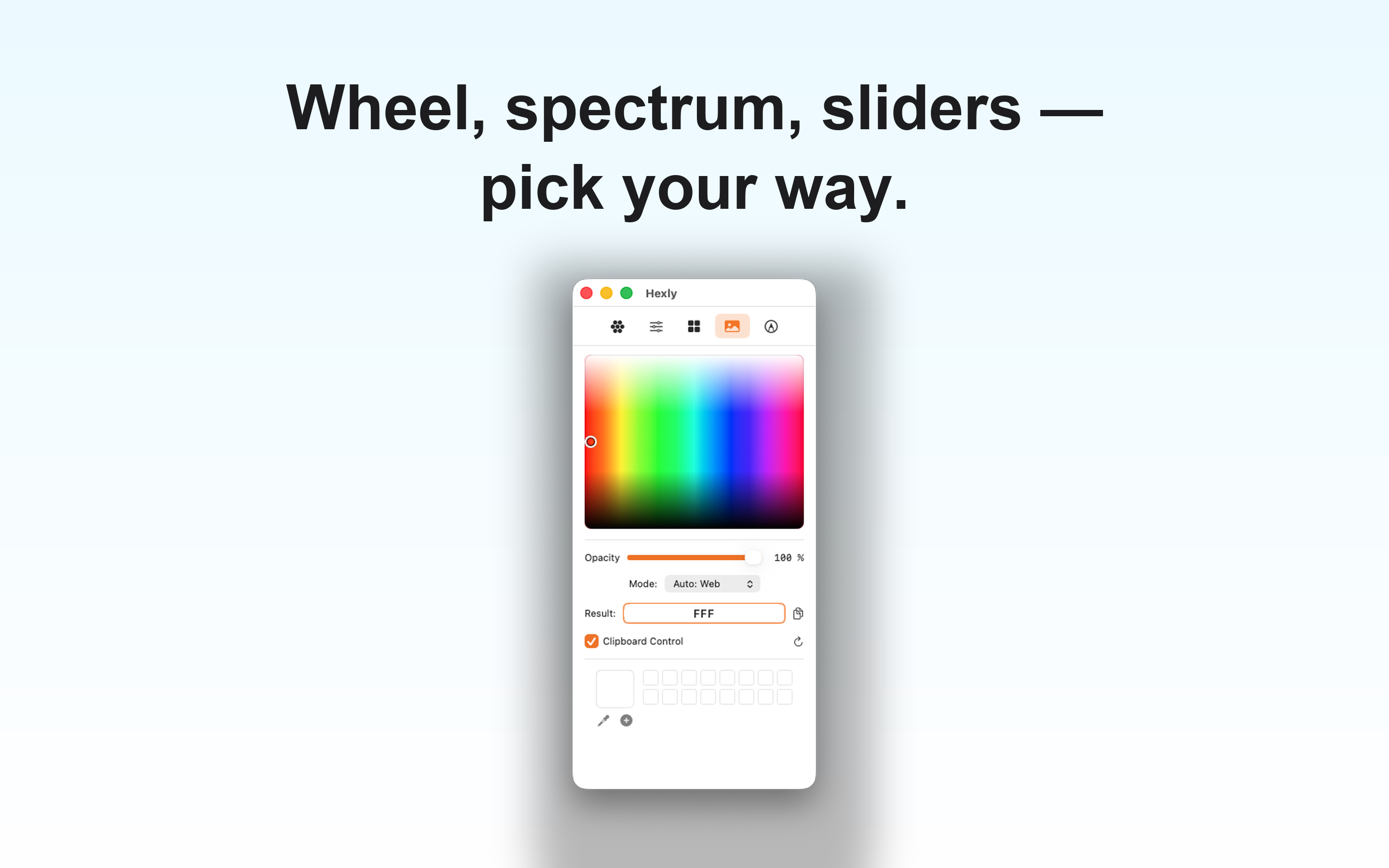 Hexly Color — spectrum