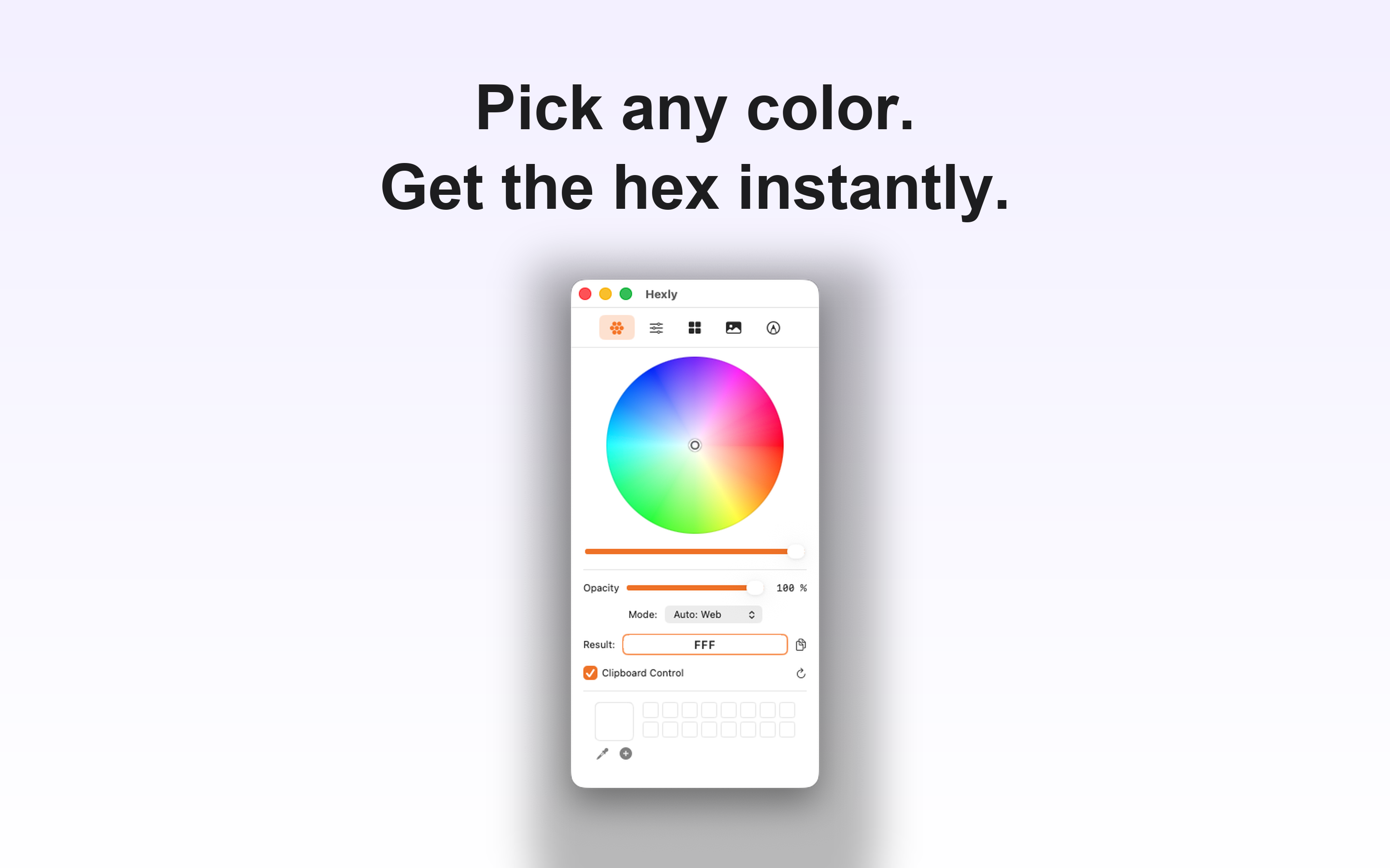 Hexly Color — color wheel